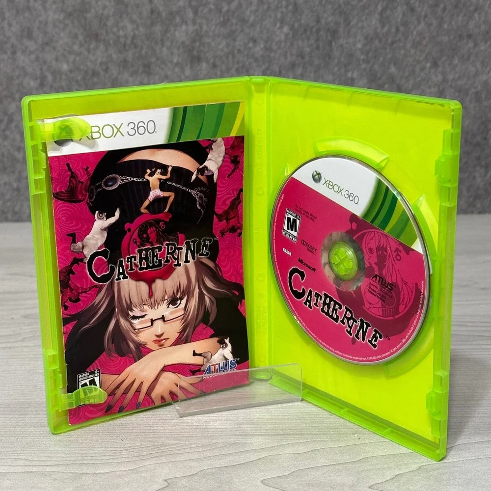 Atlus Catherine Video Game Xbox 360 NTSC Pink Puzzle Adventure CIB‎ Complete